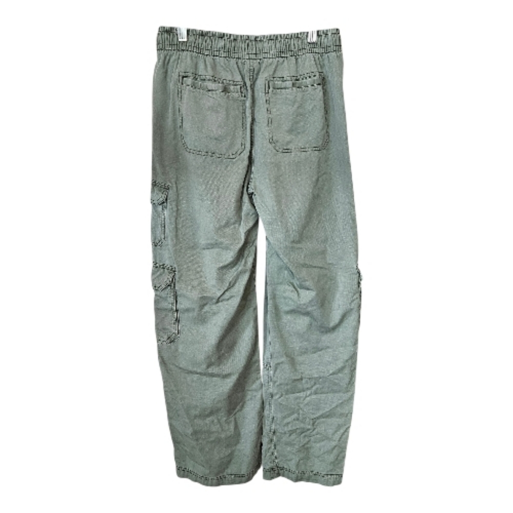 Old Navy Wide Leg Comfort Waistband Drawstring Cargo Pants Green, Small EUC - Picture 2 of 8